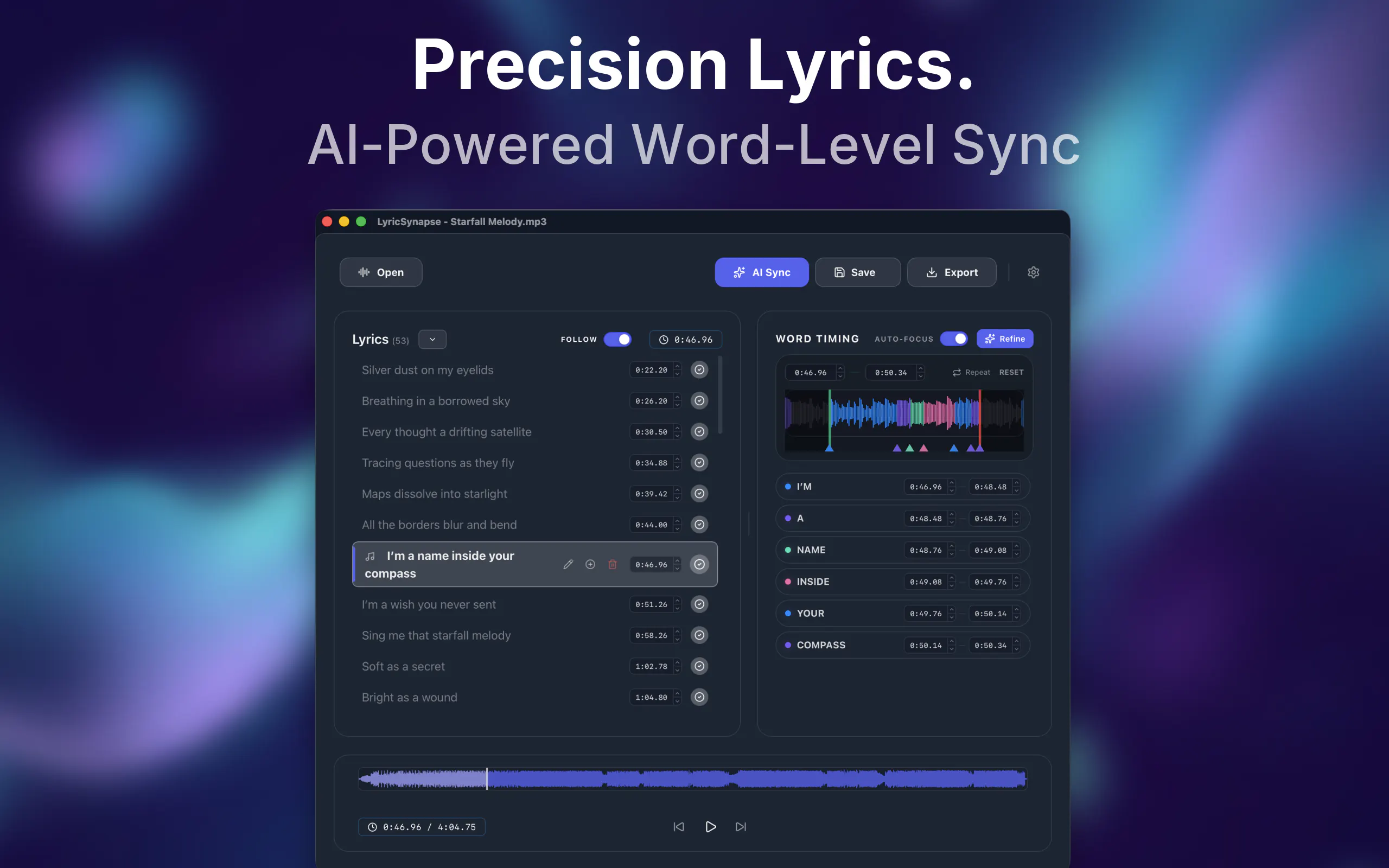LyricSynapse gallery image