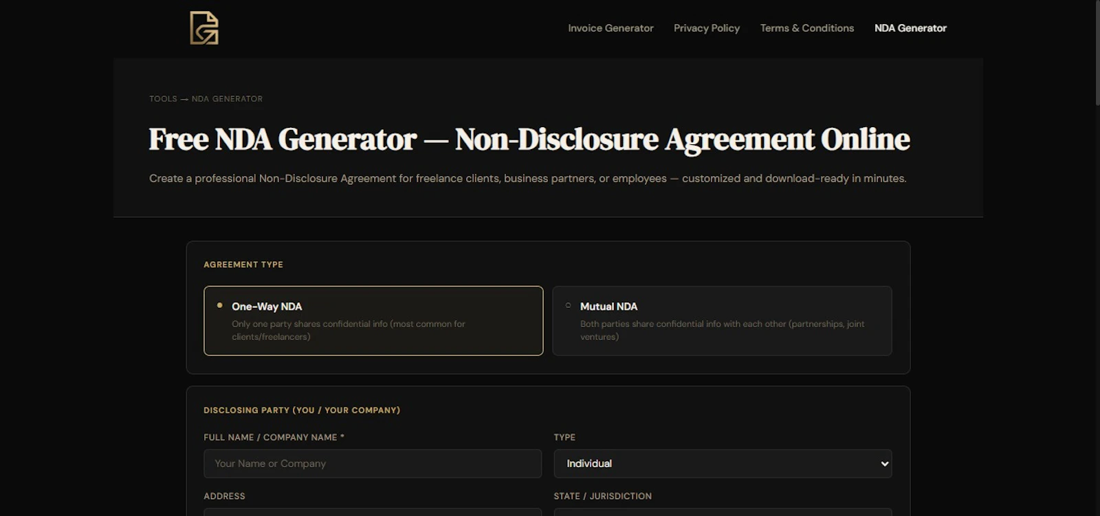 DocGen — Free Invoice Generator screenshot 3