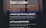 5am Coder image