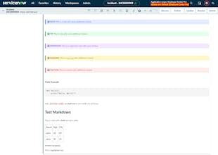 Markdown to ServiceNow gallery image