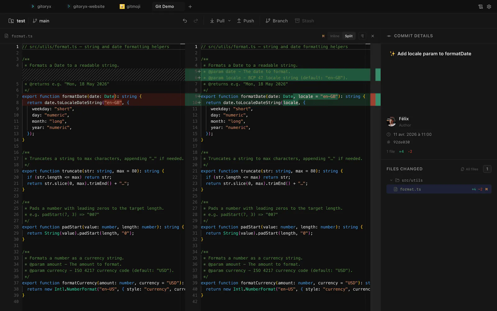 Gitoryx screenshot 2