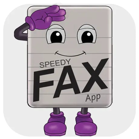 iPhone의 speedyfax-send 팩스