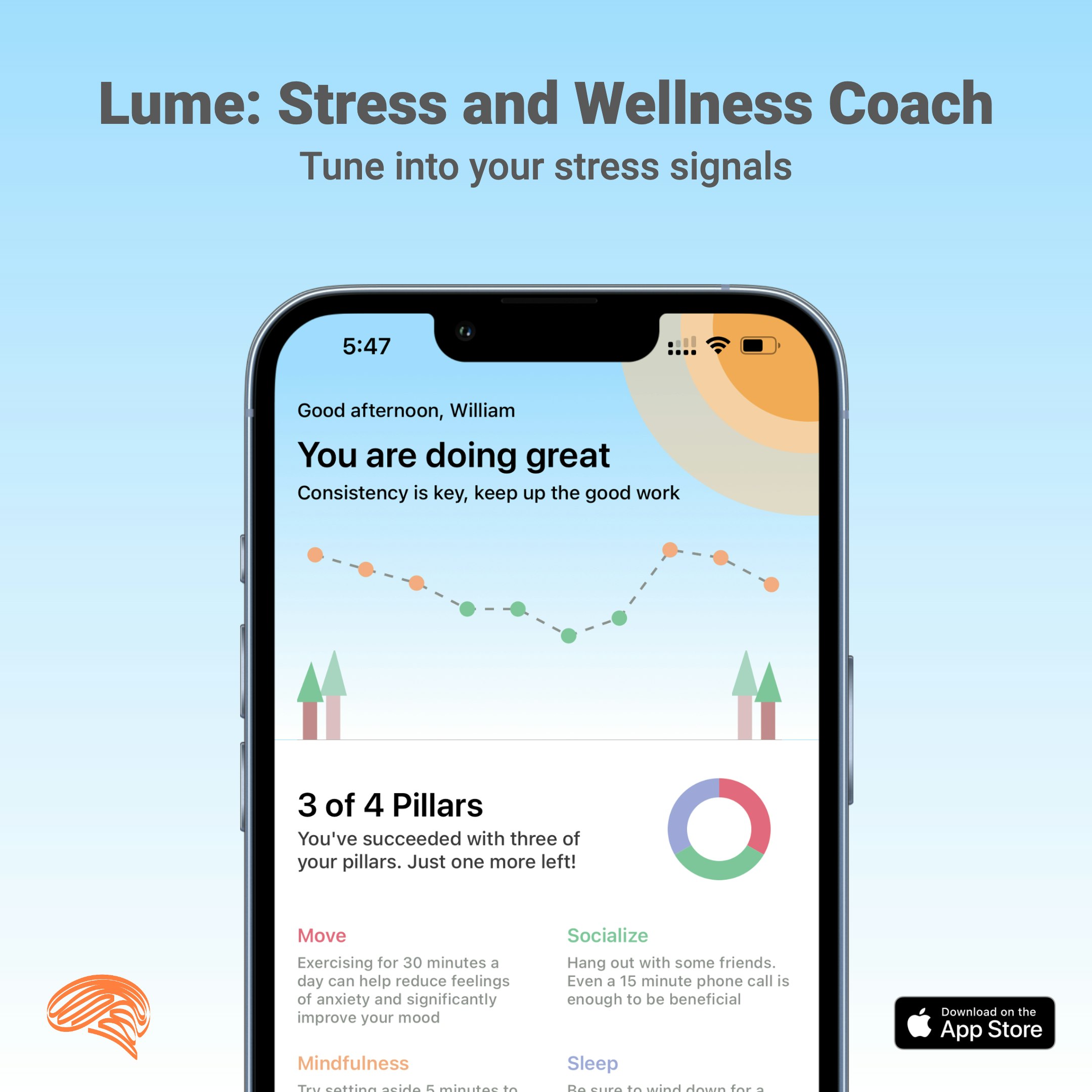 Lume: Stress and Wellness Coach gallery image