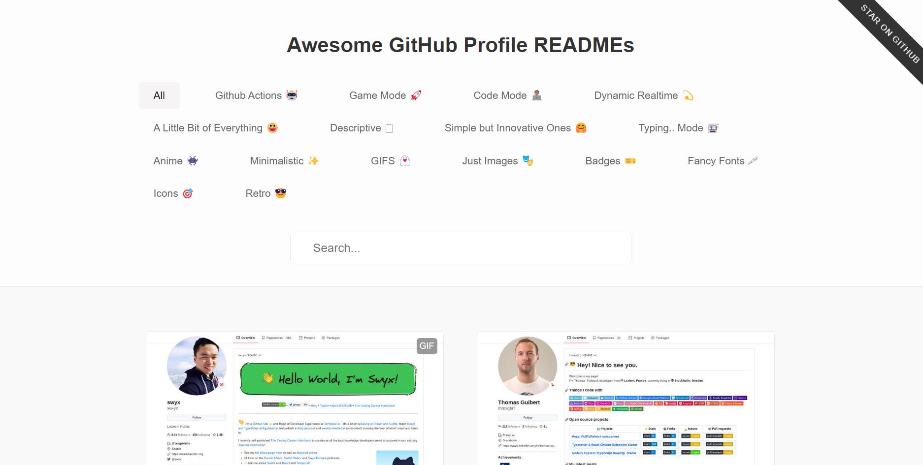 Awesome GitHub Profiles media 1