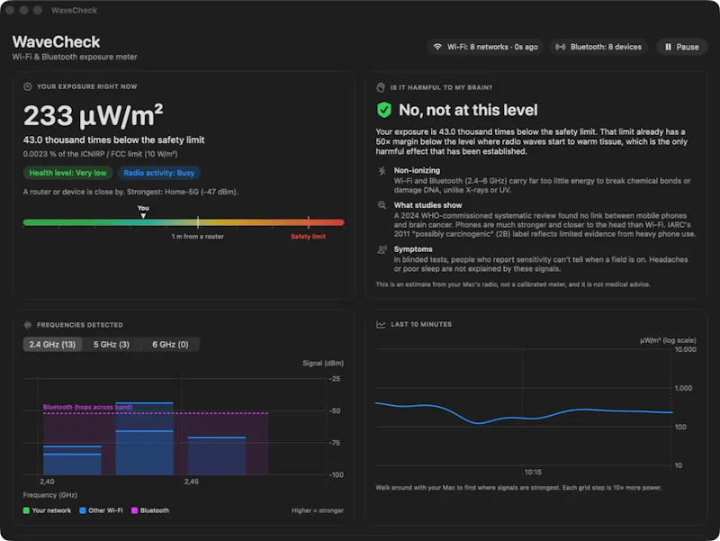 WaveCheck screenshot 1
