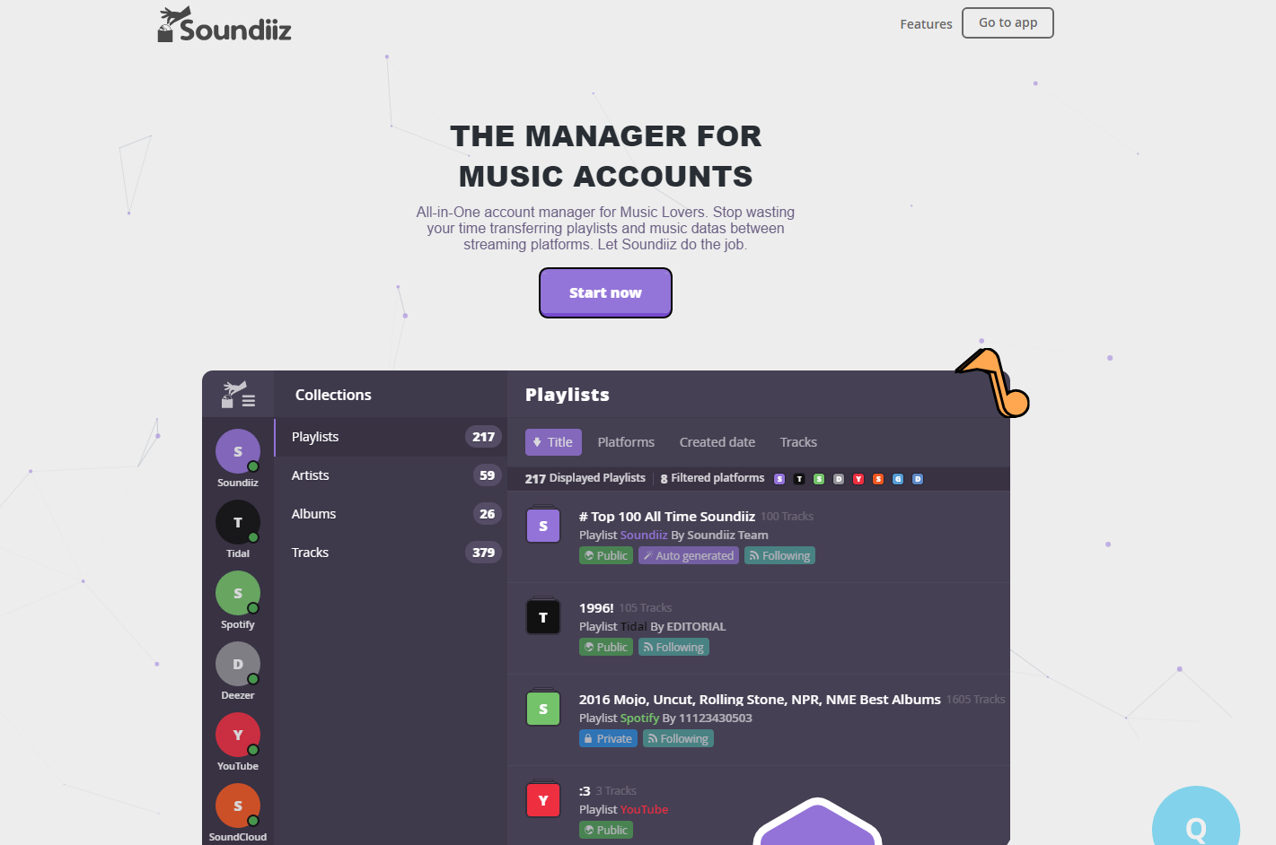 Soundiiz - Transfer Playlists And Favorites Between Music Platforms ...