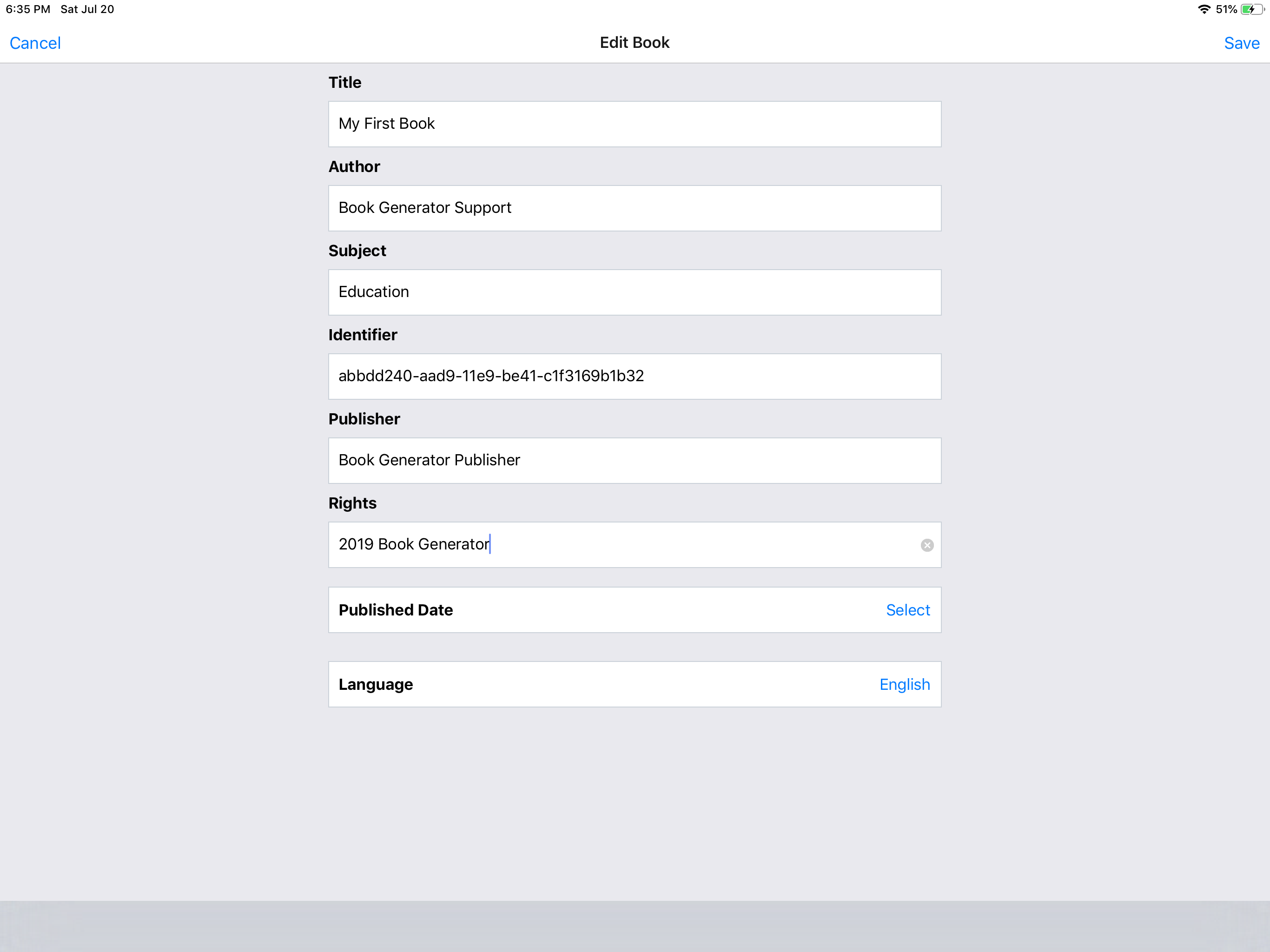 Book Generator gallery image