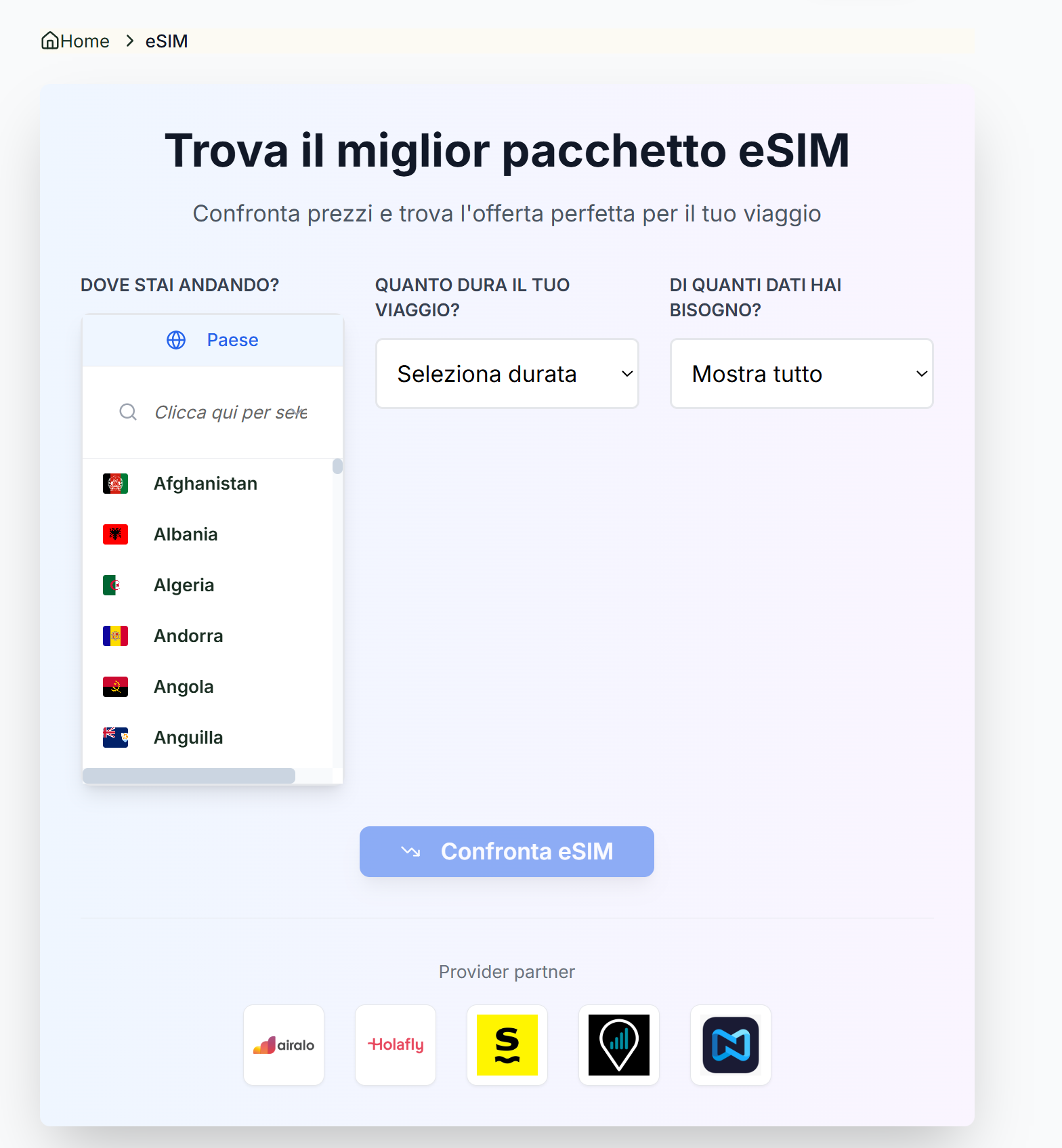 Confronta eSIM gallery image