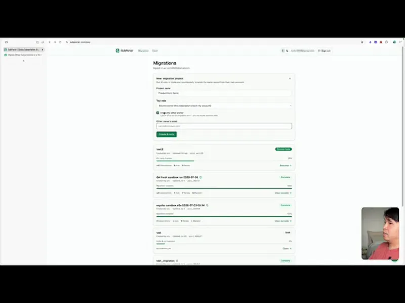 SubPorter screenshot 1 (video preview)