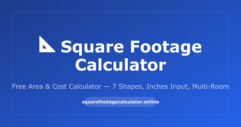 Square Footage Calculator screenshot 1