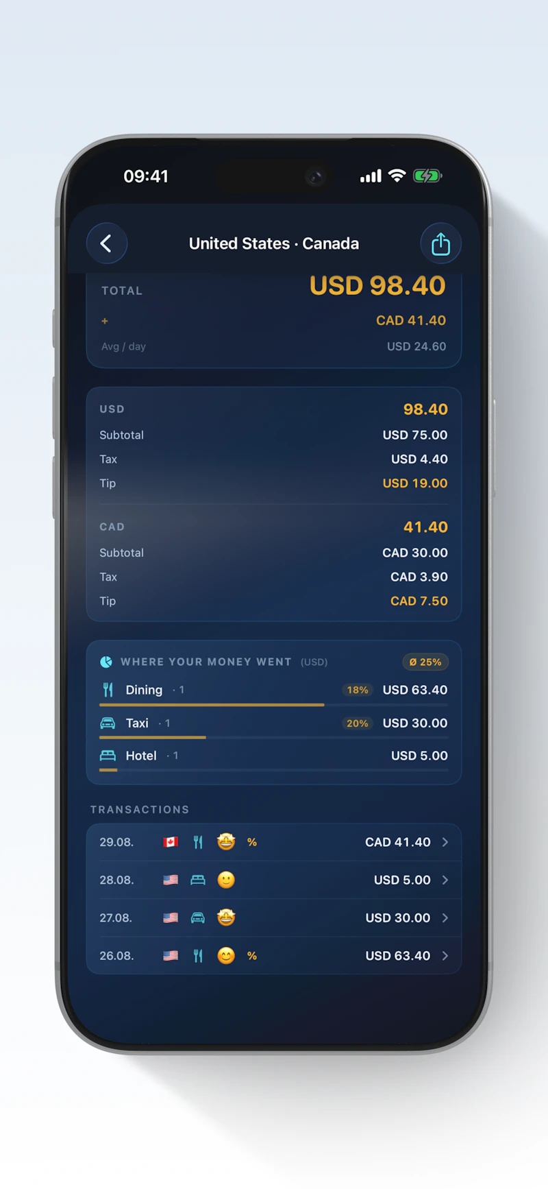 BillTip screenshot 5