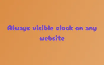 Floating Clock gallery image