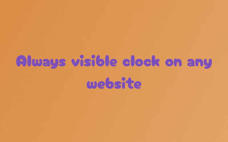 Floating Clock screenshot 4