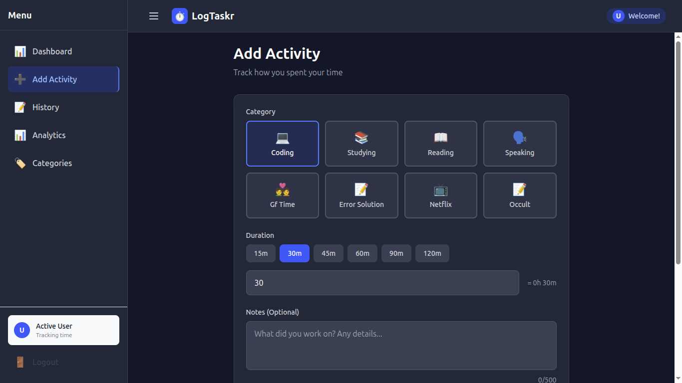 LogTaskr gallery image