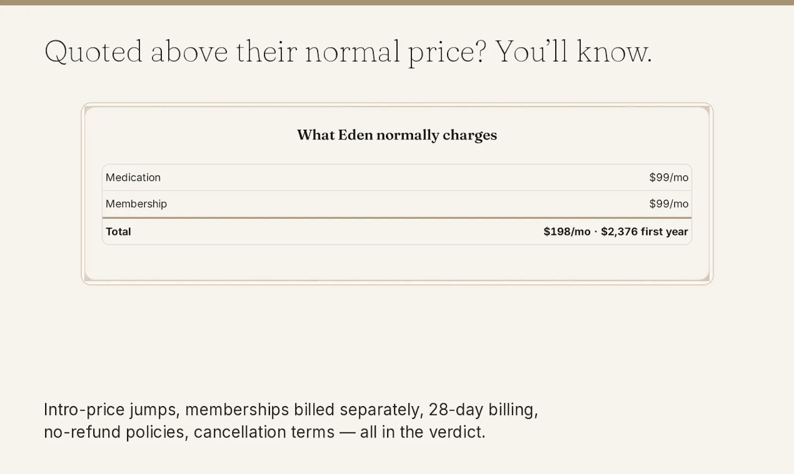 True Cost by GLPbase screenshot 1