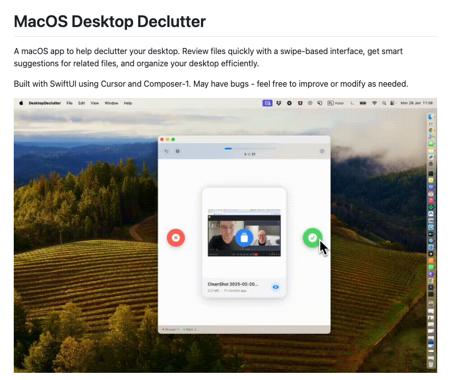 MacOS Desktop Declutter gallery image