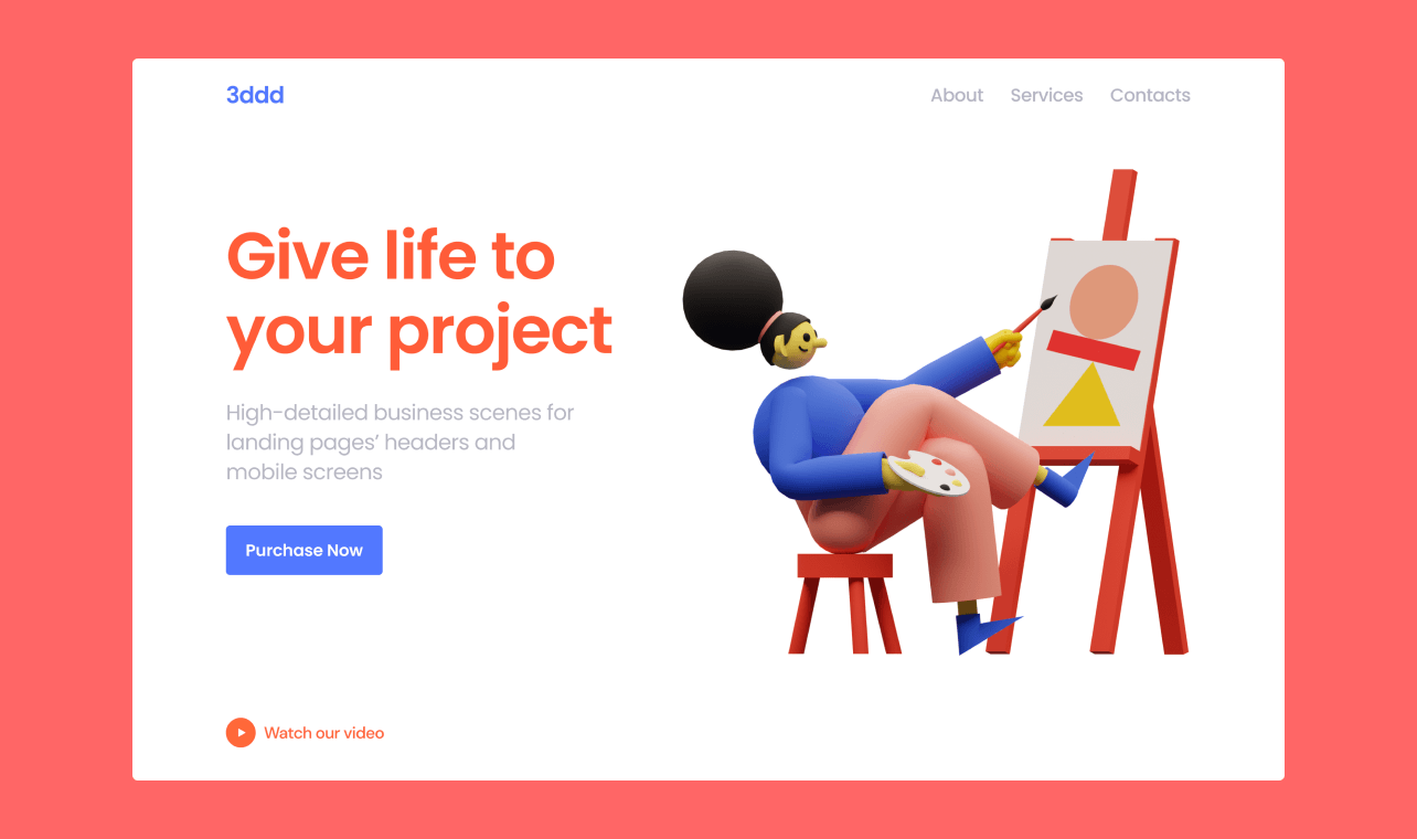 3ddd Illustrations gallery image