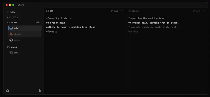 Qterm screenshot 2
