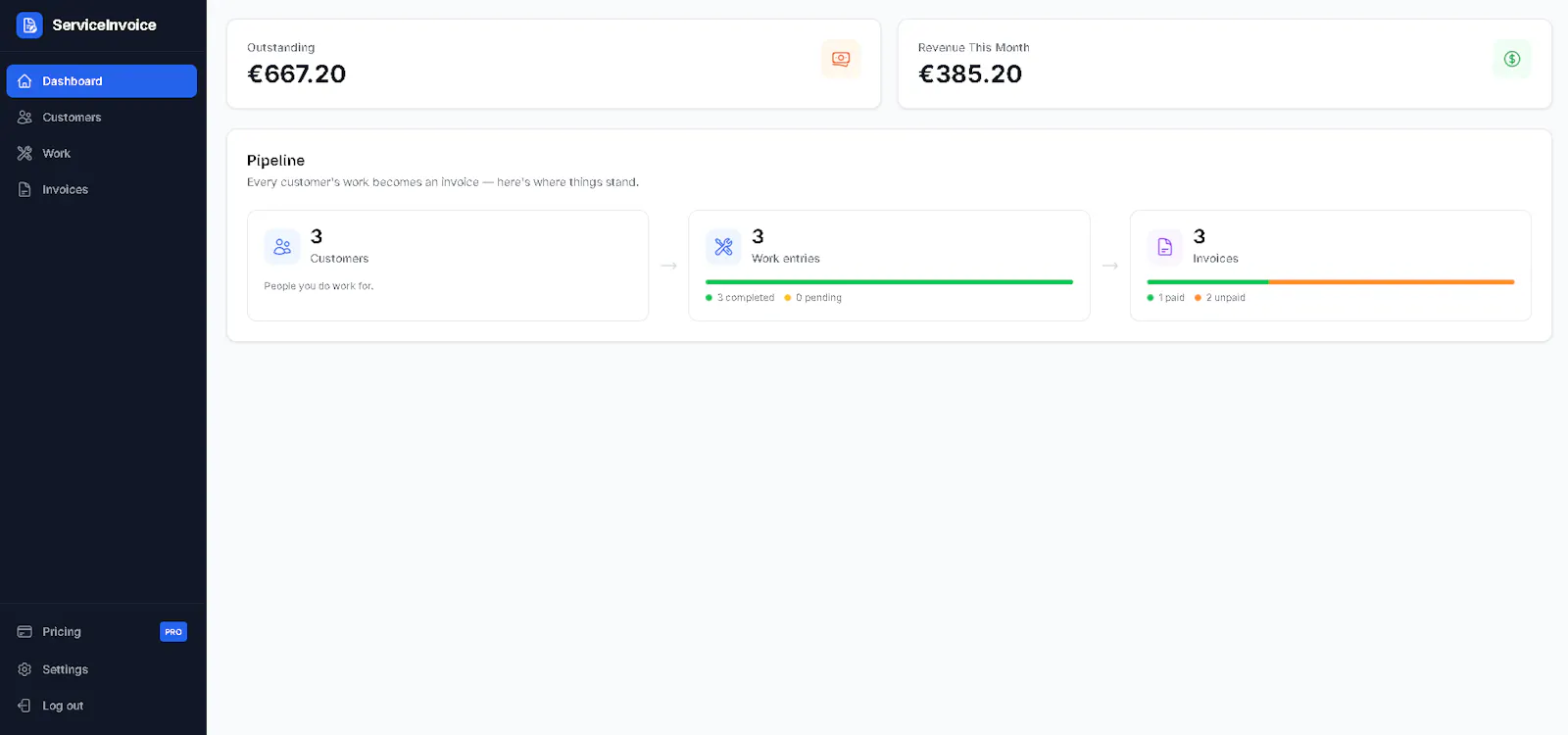 ServiceInvoice screenshot 4