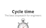 Cycle time: industrial stopwatch image