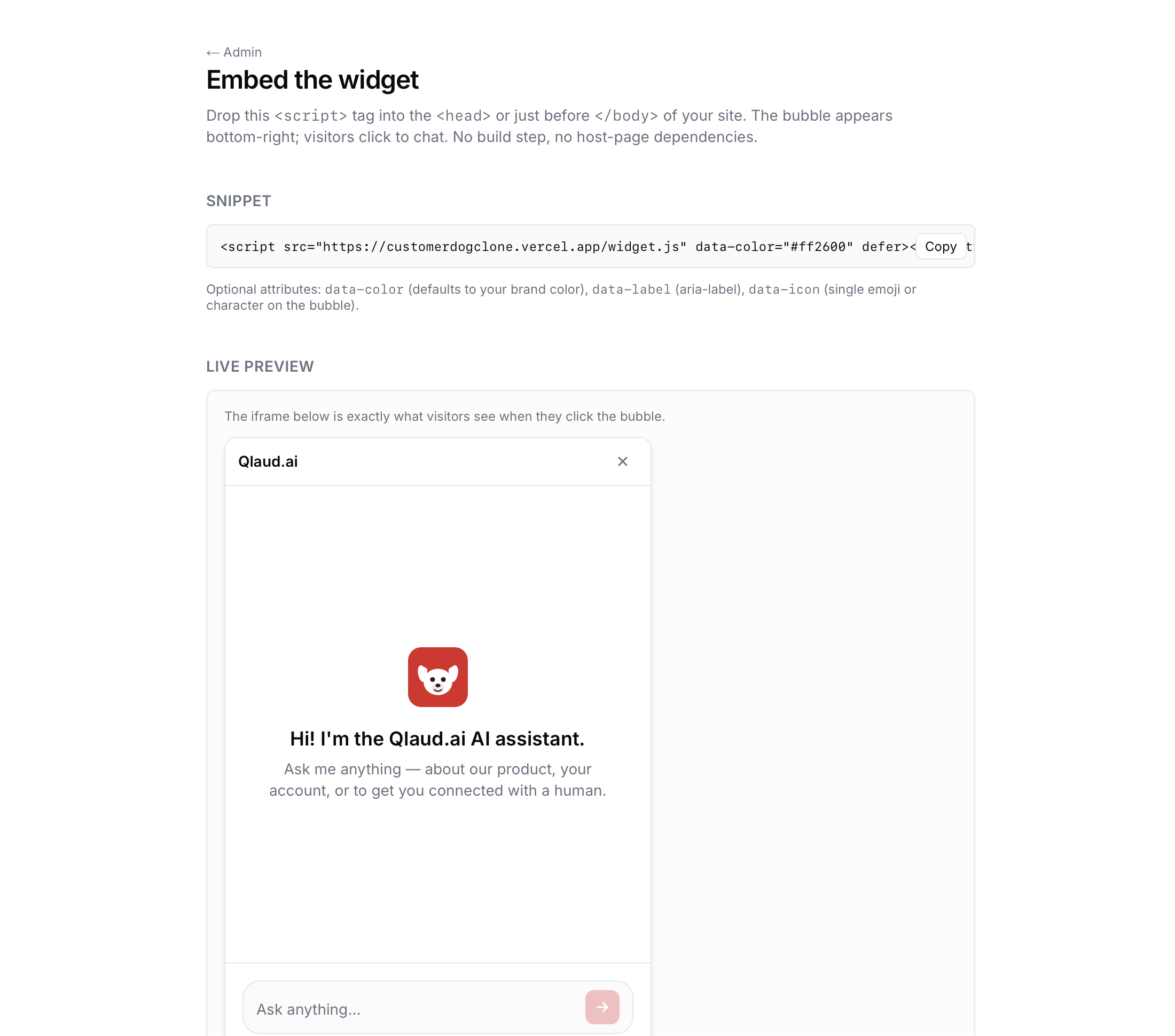 CustomerDog — Customer Support Agent gallery image