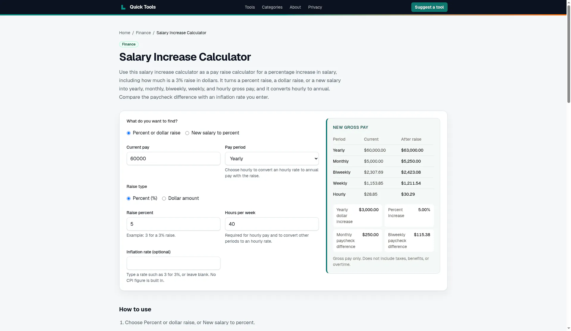 Quick Tools Calculators gallery image