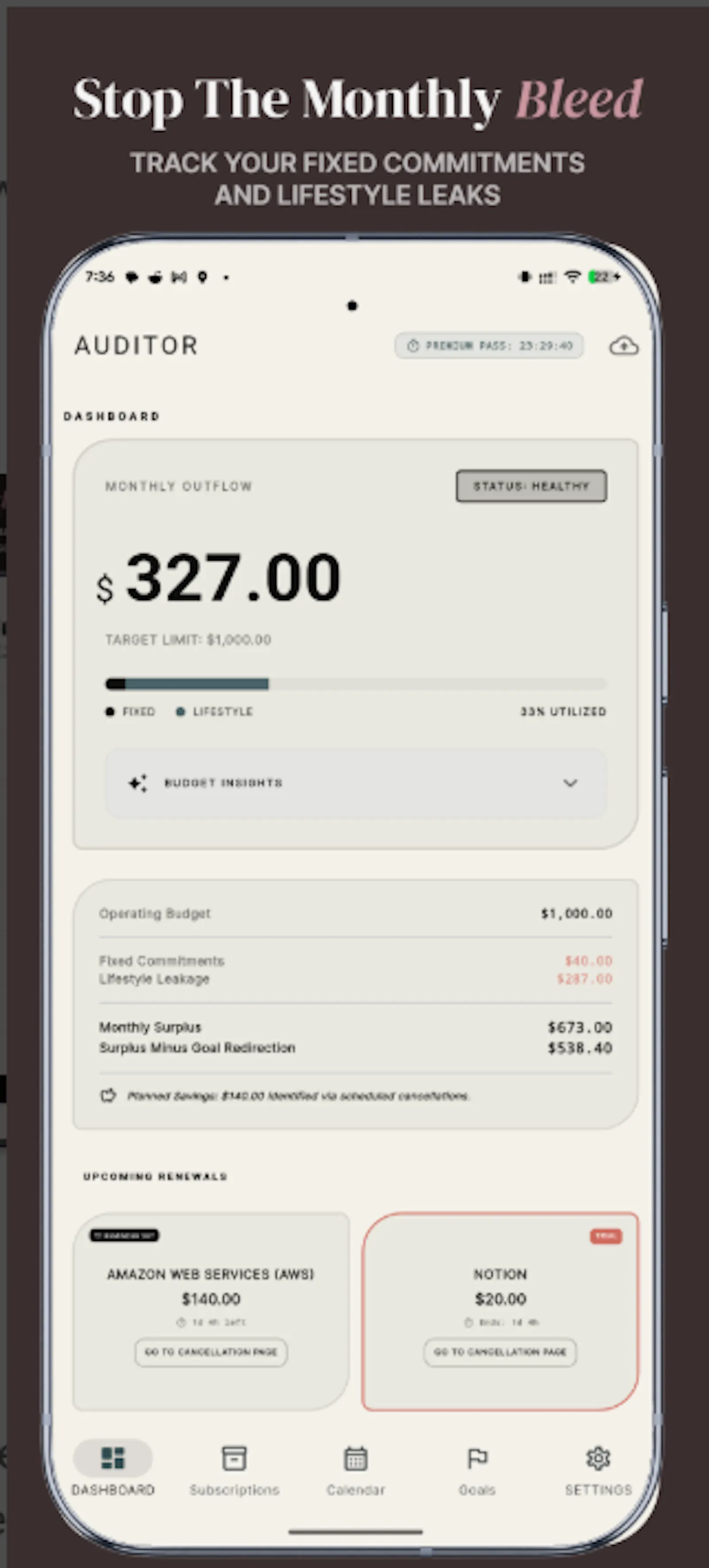 Auditor screenshot 1