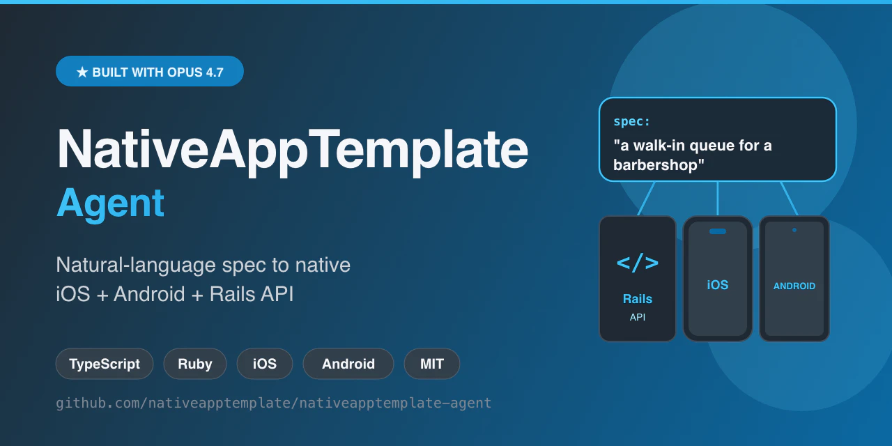 NativeAppTemplate Agent screenshot 1