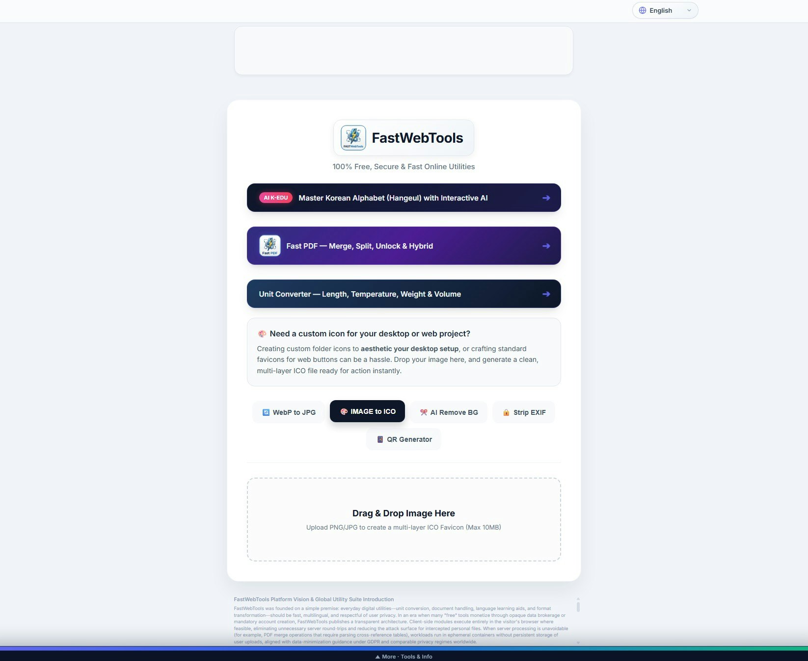 FastWebTools gallery image