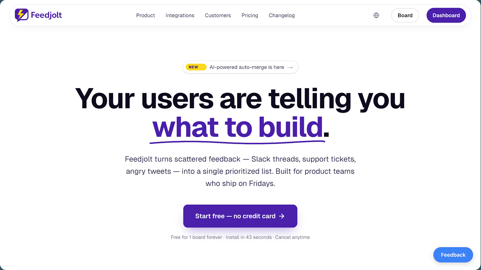 Feedjolt screenshot 1
