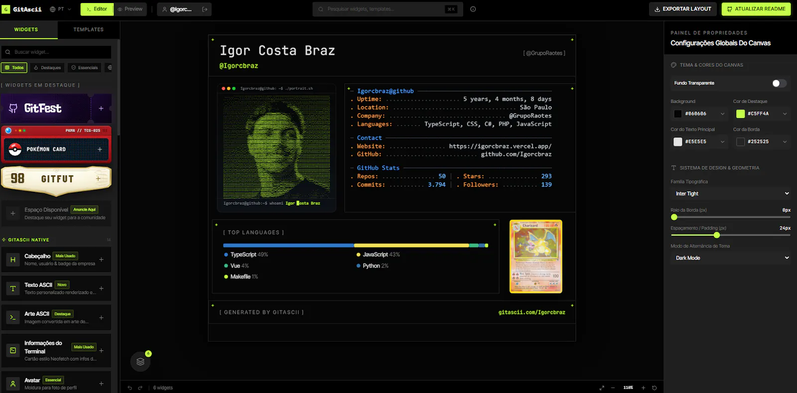 GitAscii screenshot 4