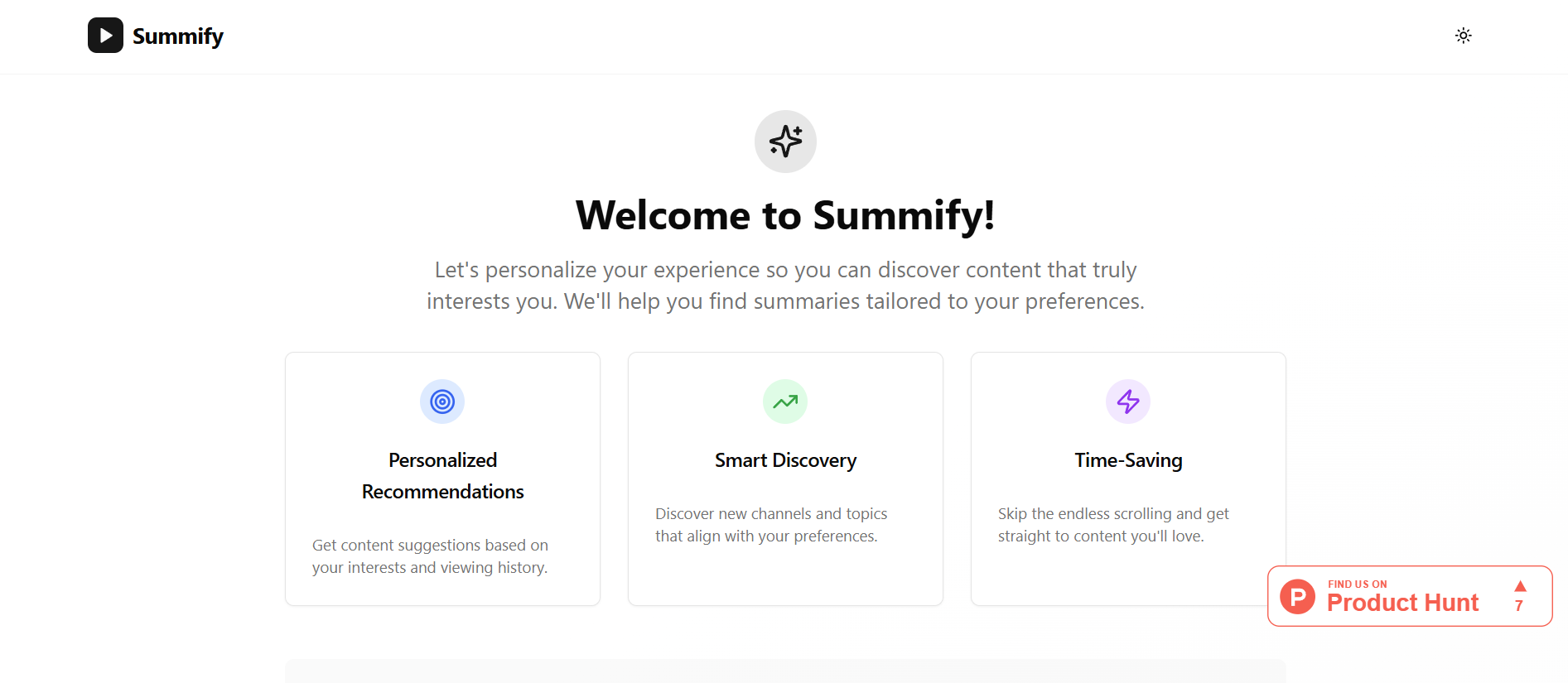 Summify gallery image