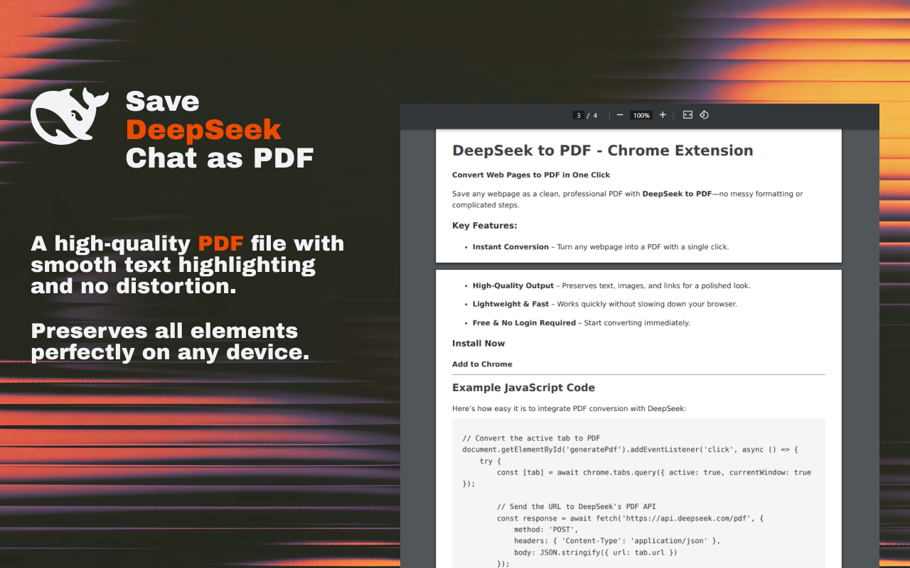 DeepSeek PDF Exporter media 2