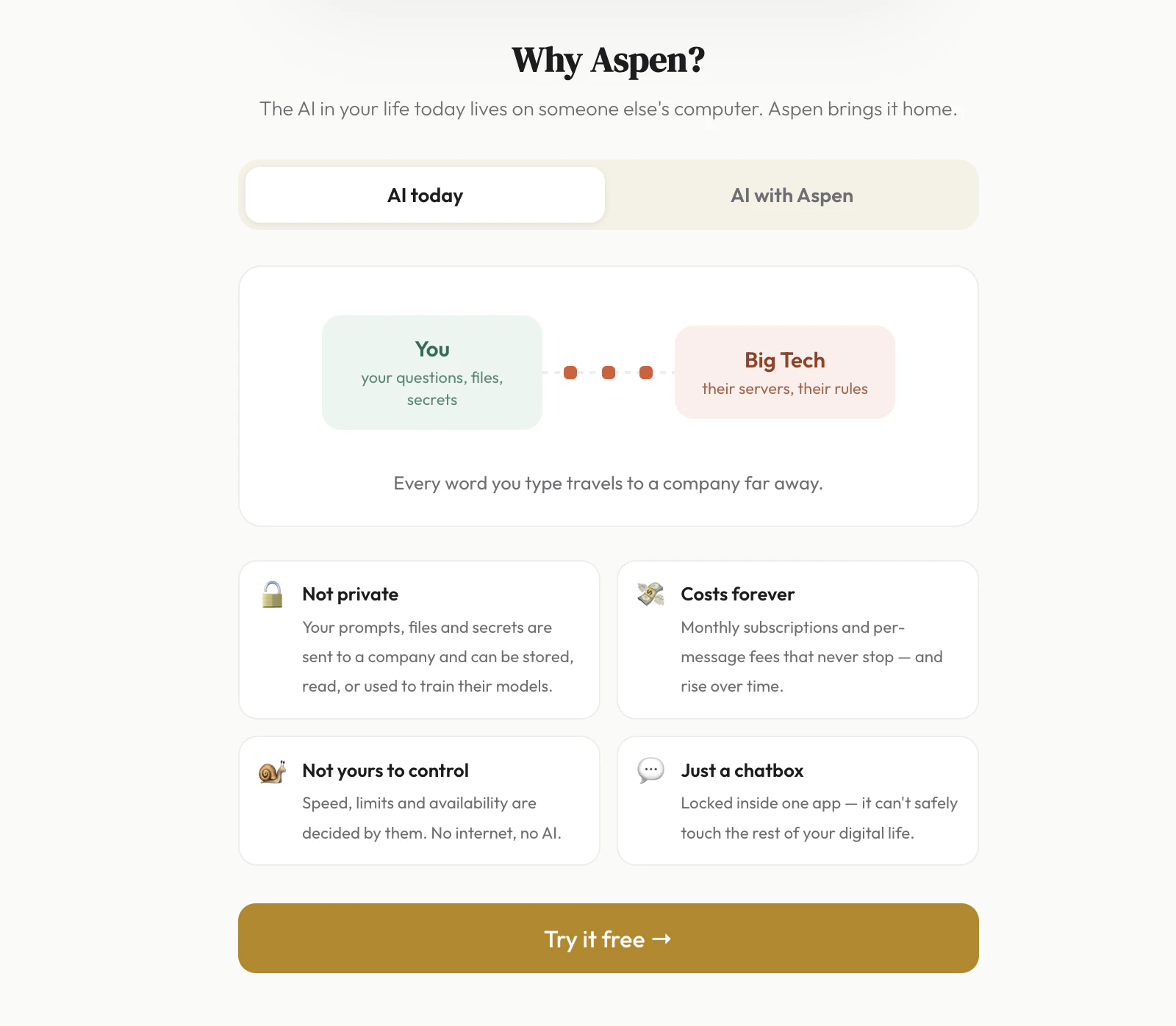 Aspen — Own your intelligence screenshot 2
