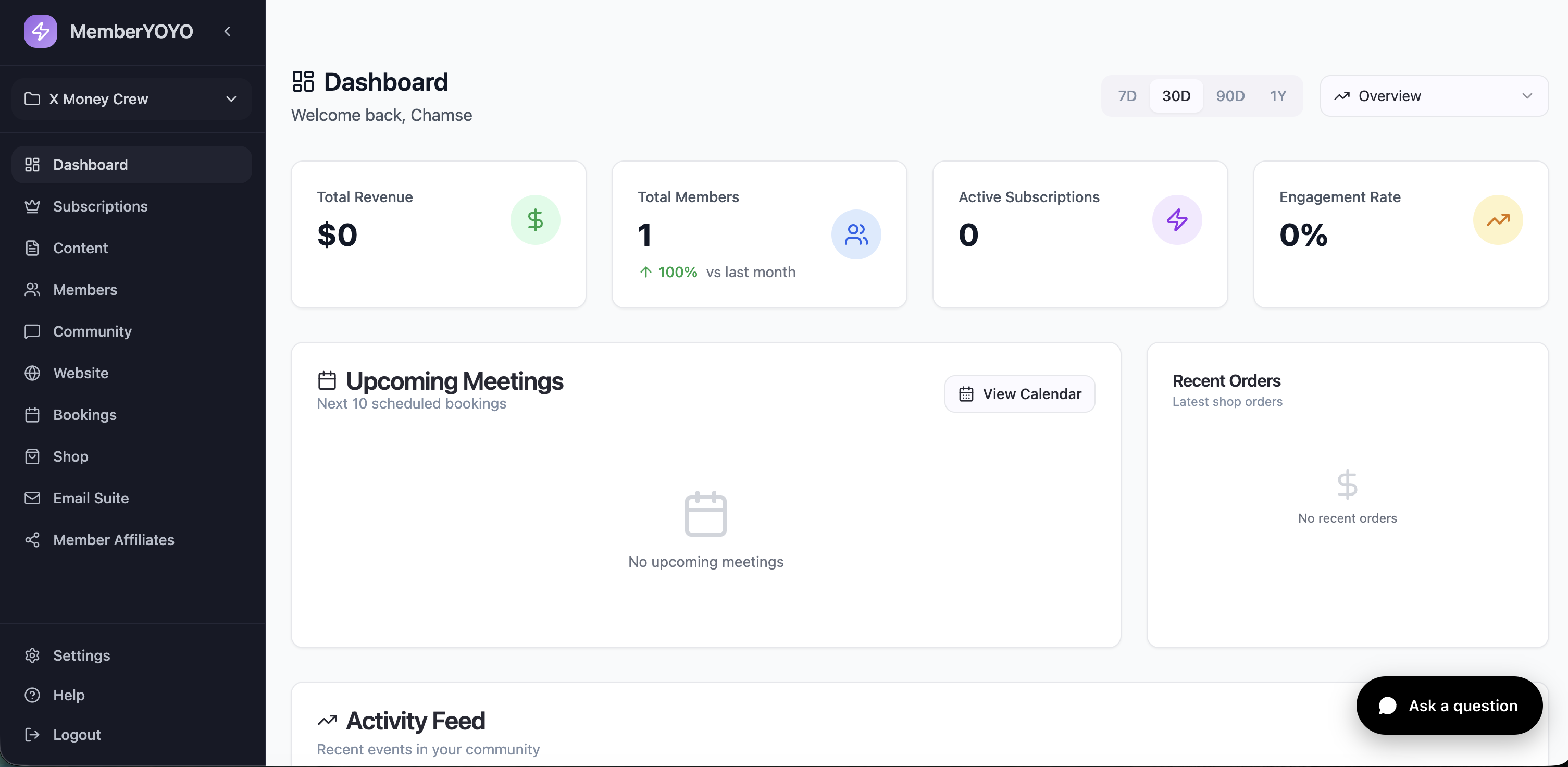 Memberyoyo - Main product screenshot demonstrating key features and user interface