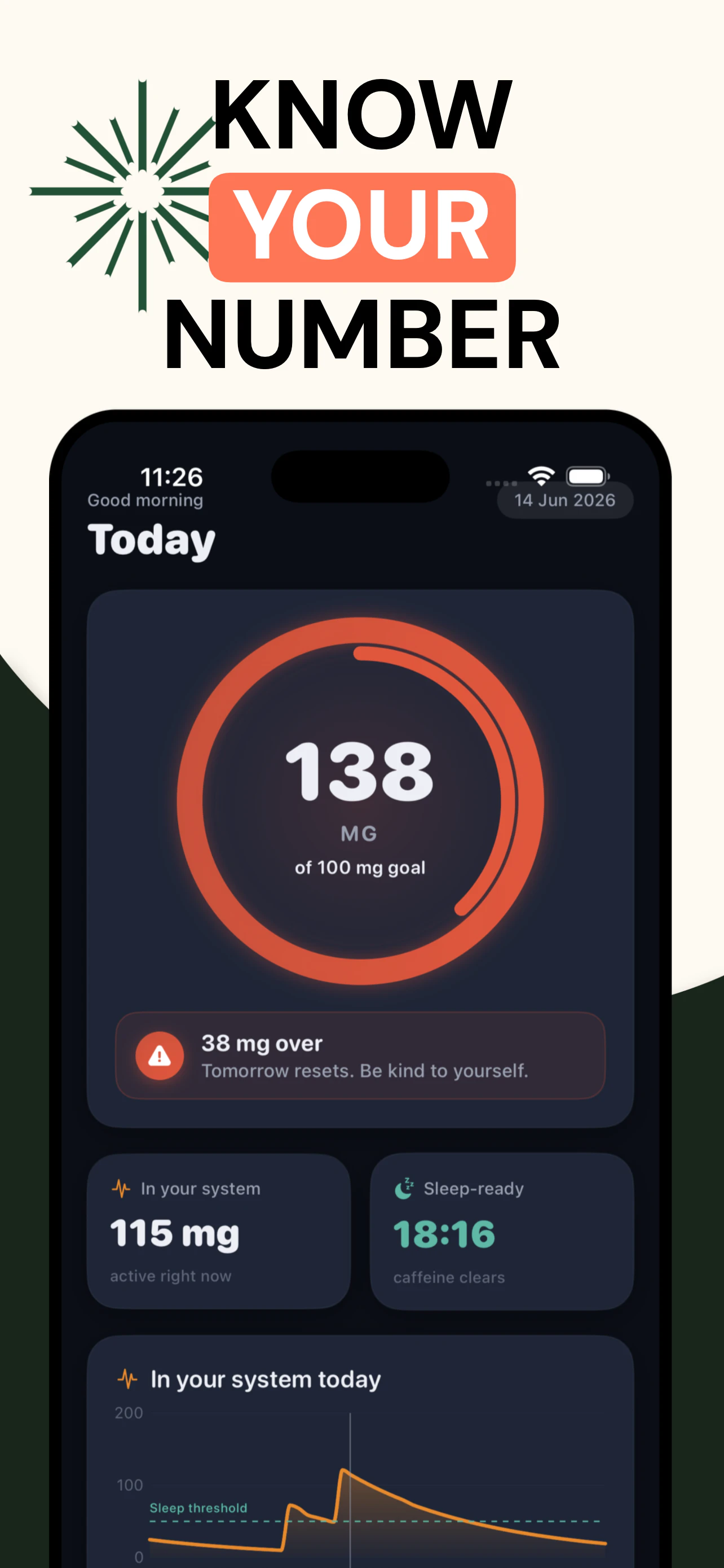 Decaf: Caffeine Tracker 截图