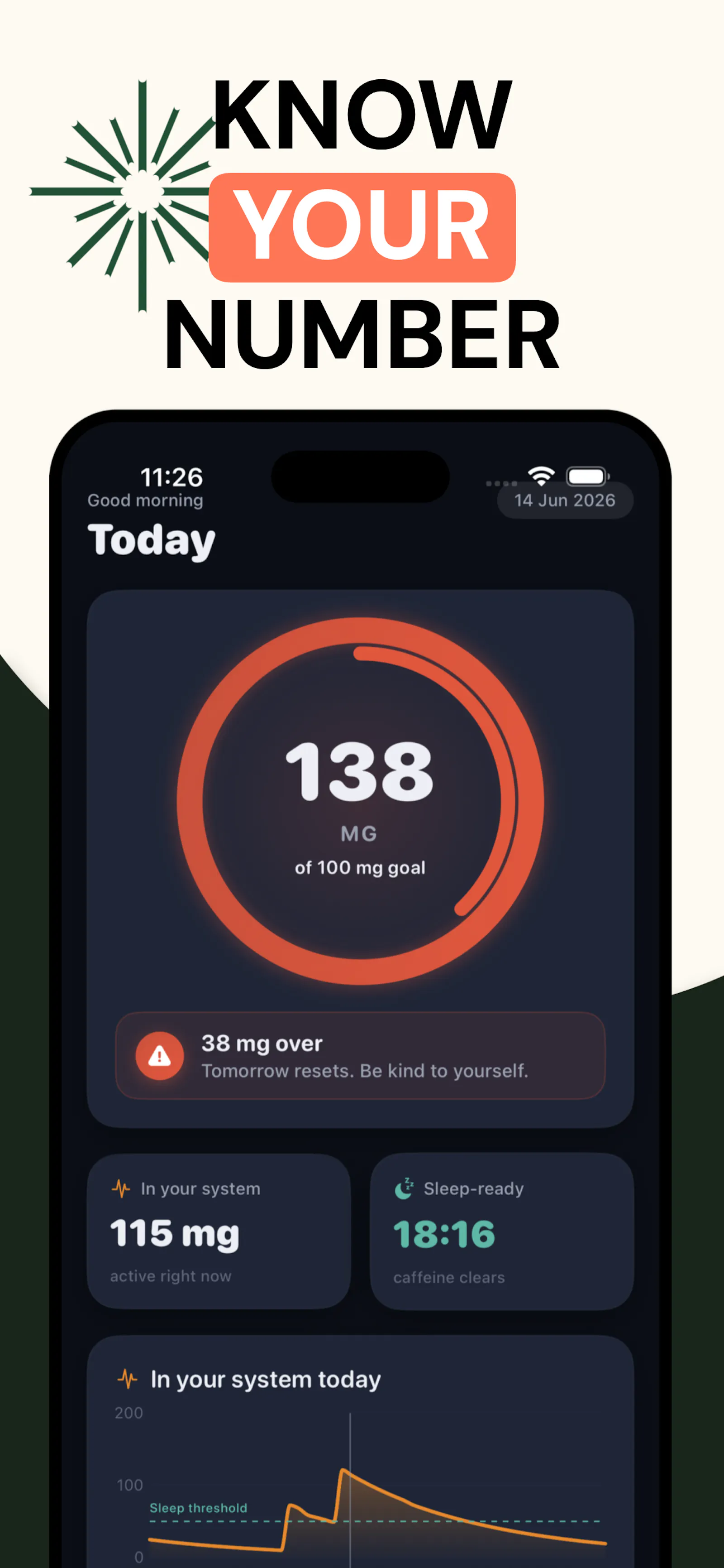 Decaf: Caffeine Tracker screenshot 1