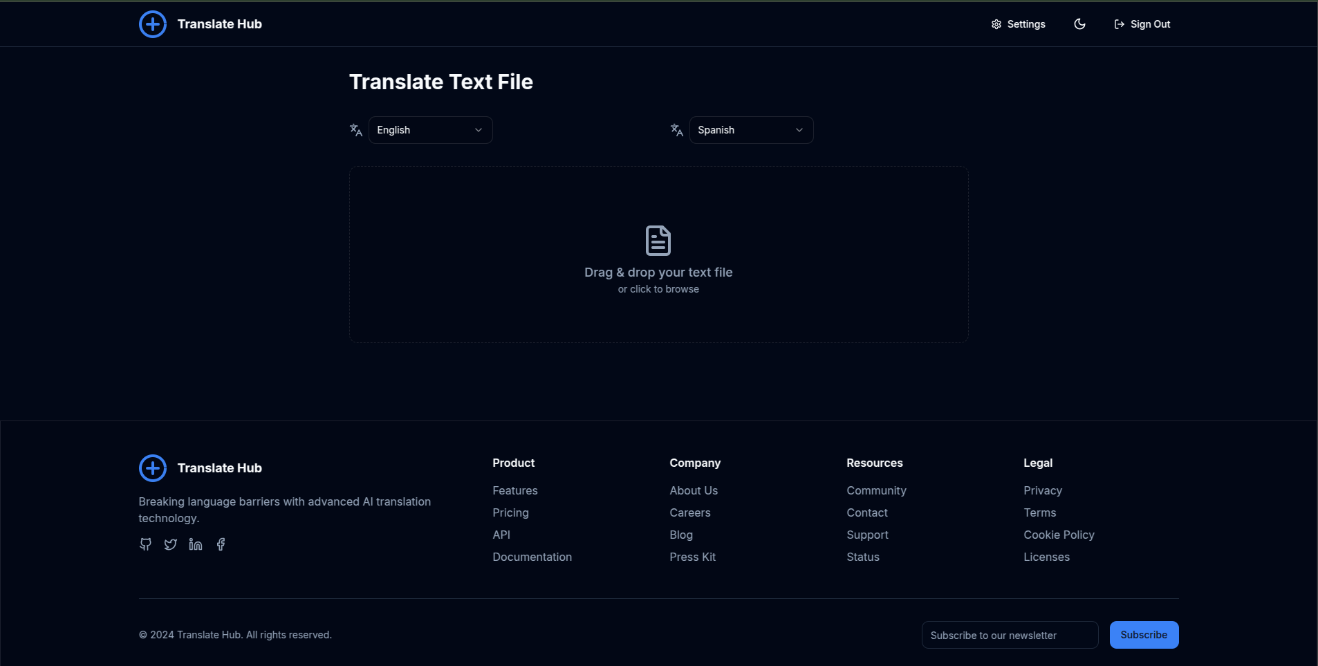 Translate Hub gallery image