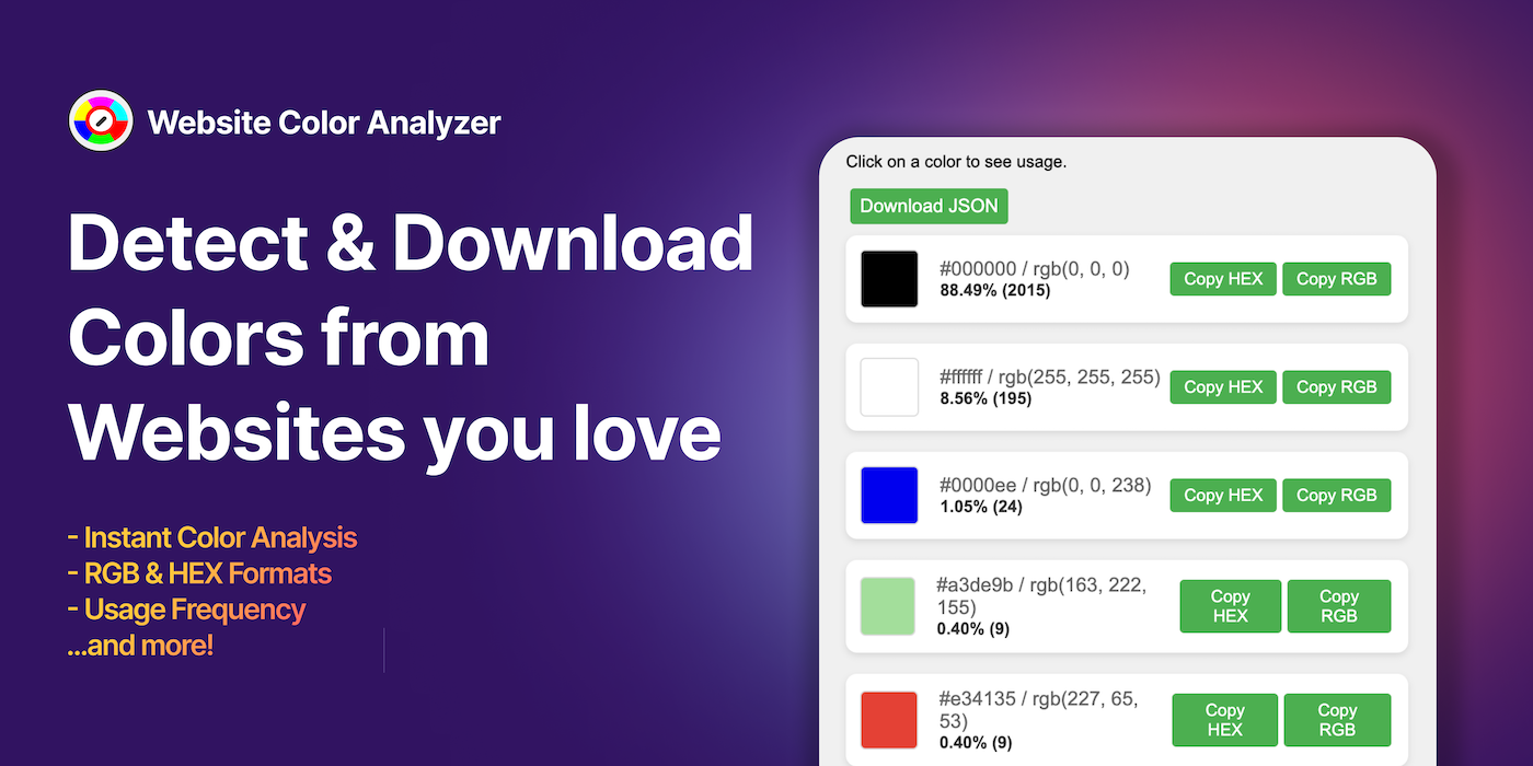 Website Color Analyzer Chrome Extension logo