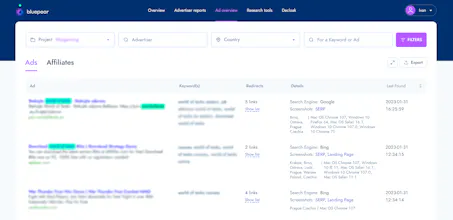 Bluepear Brand Bidding Detection Tool gallery image