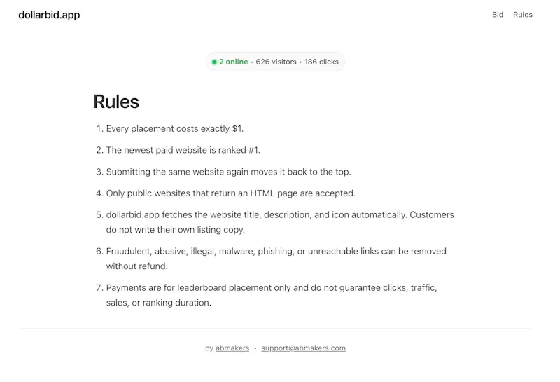 dollarbid screenshot 2