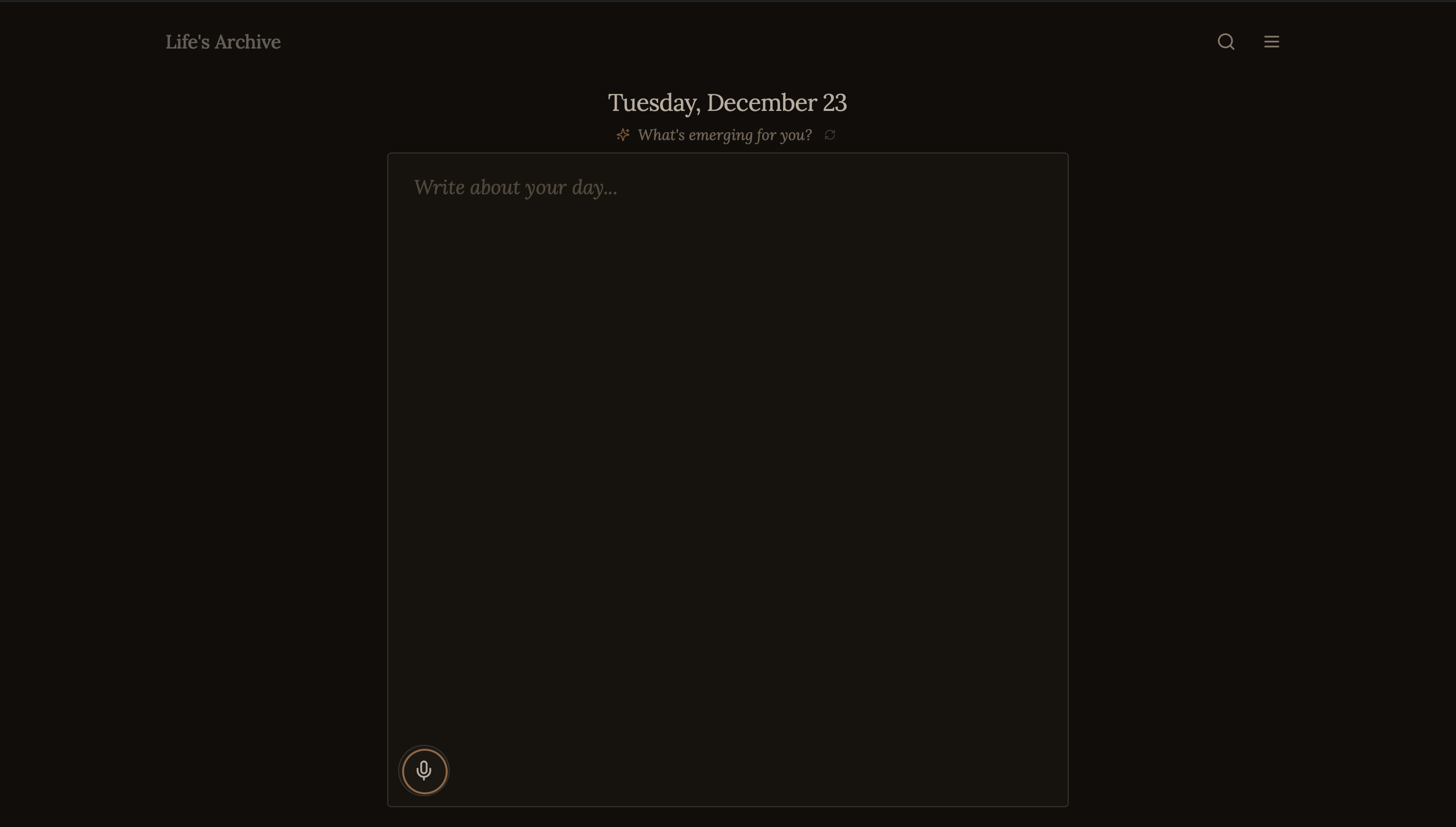 Life's Archive gallery image