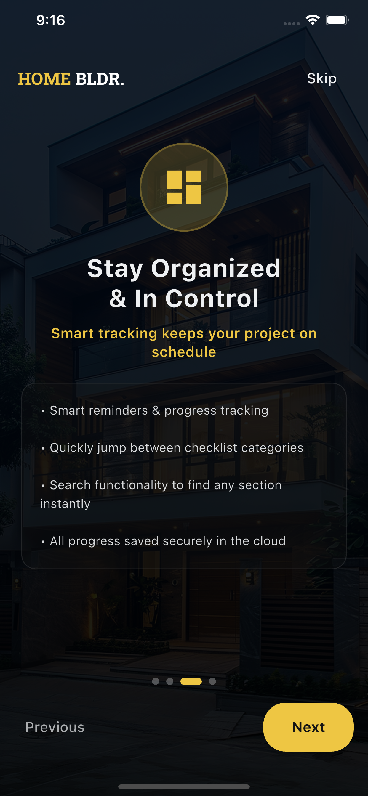 HOME BLDR - Screenshot 3 showing product features and functionality