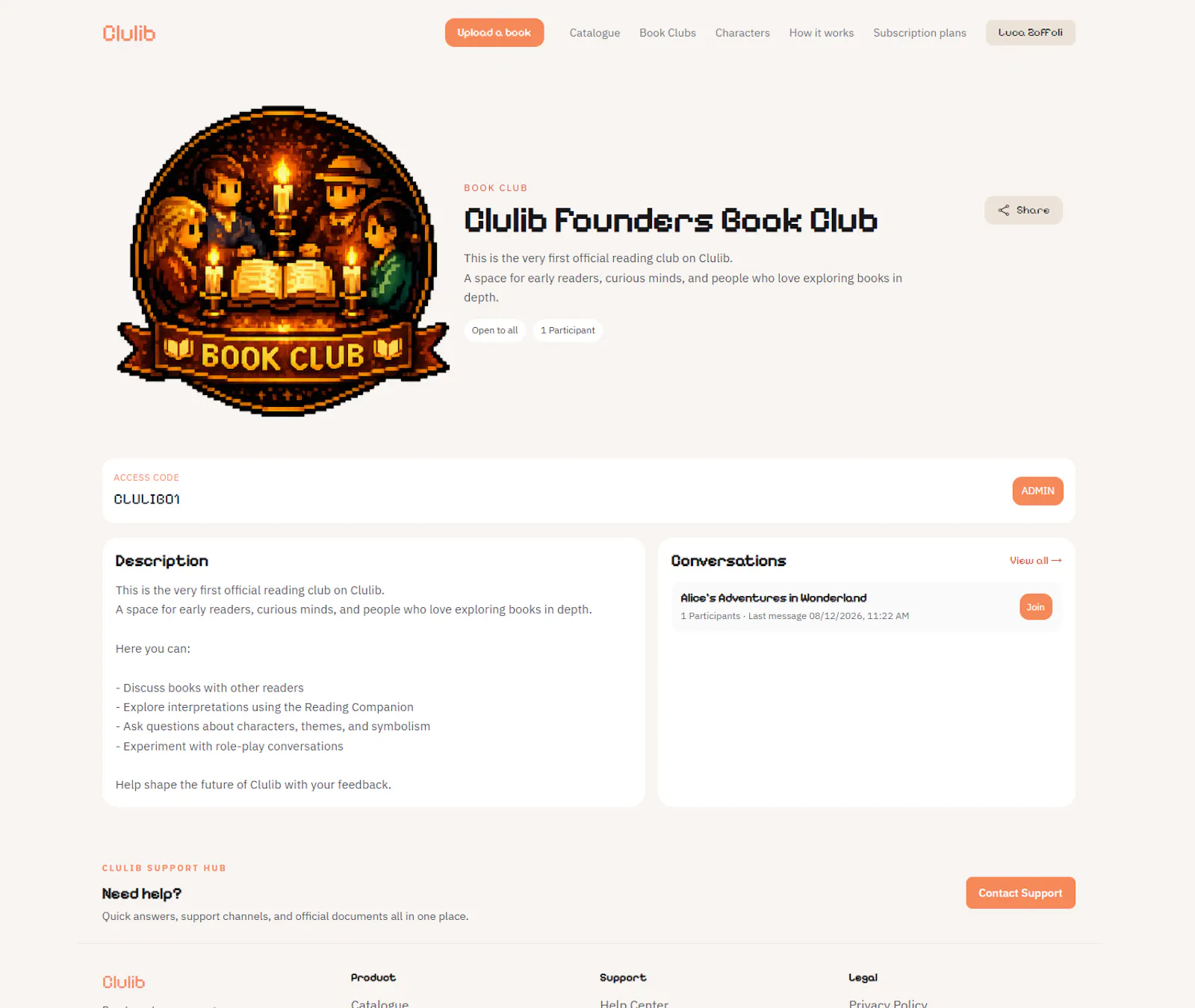 Clulib screenshot 7