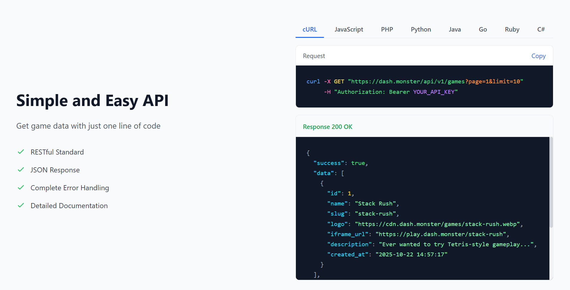 Dash.monster gallery image