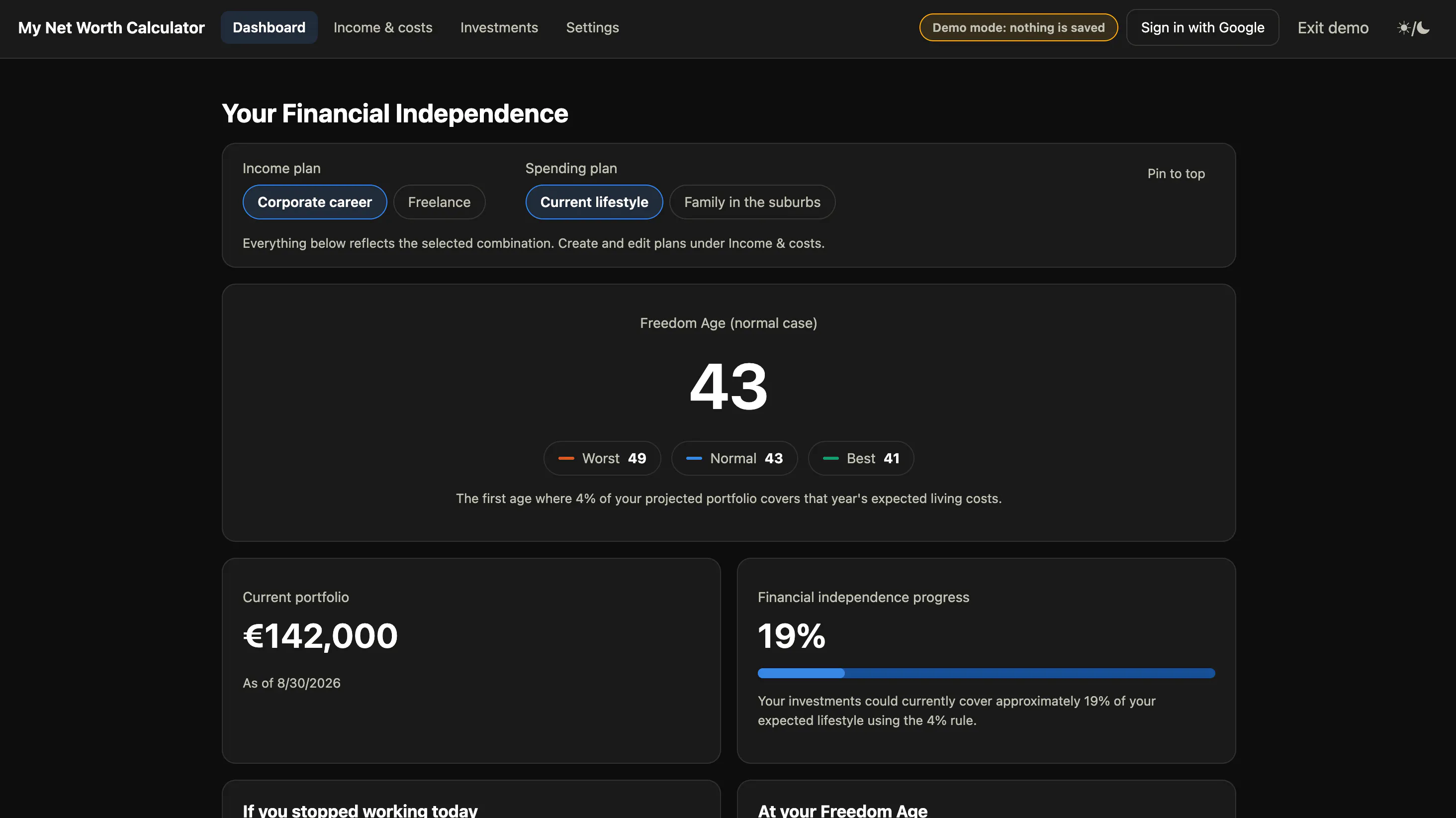 My Net Worth Calculator gallery image