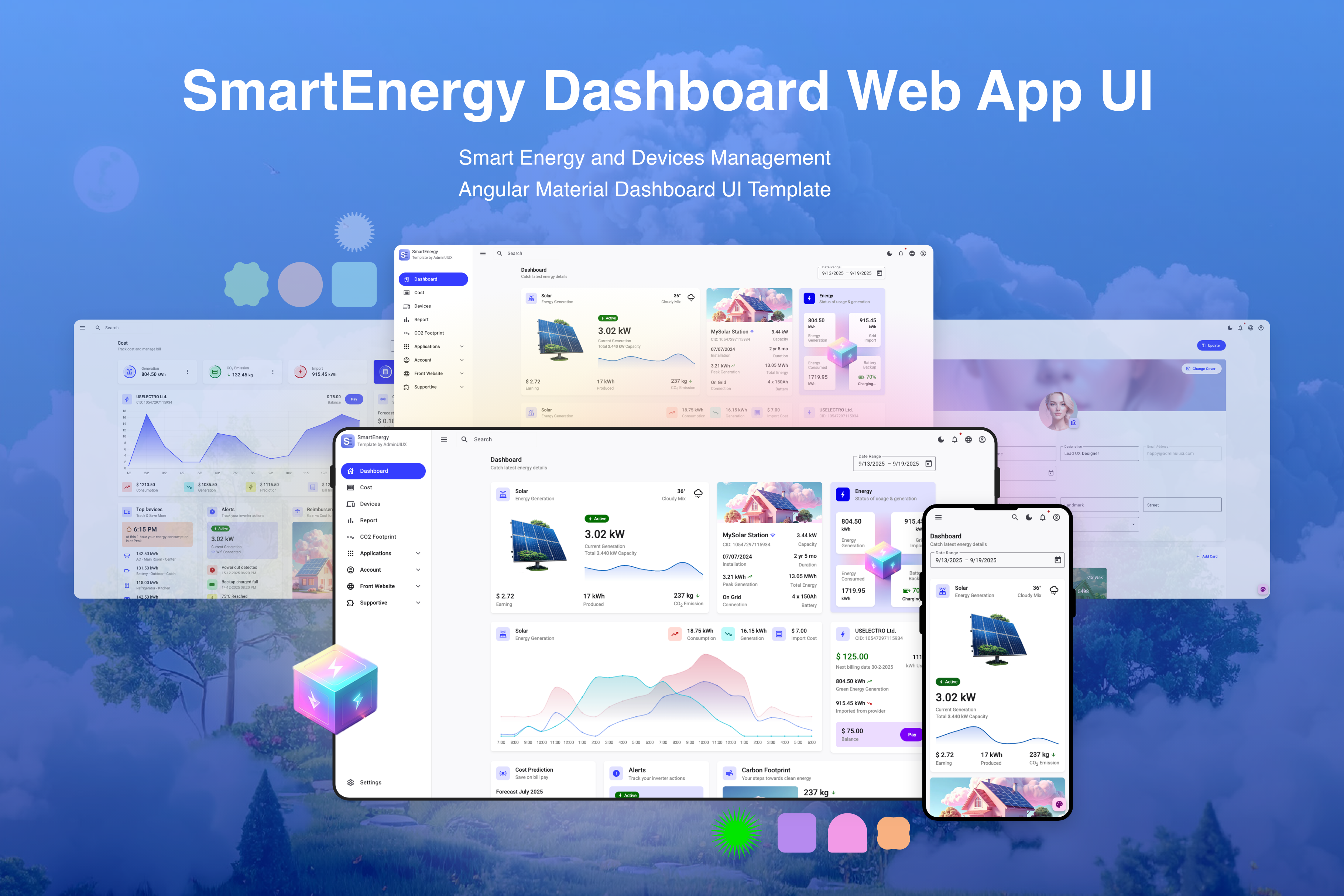 Admin UI UX gallery image