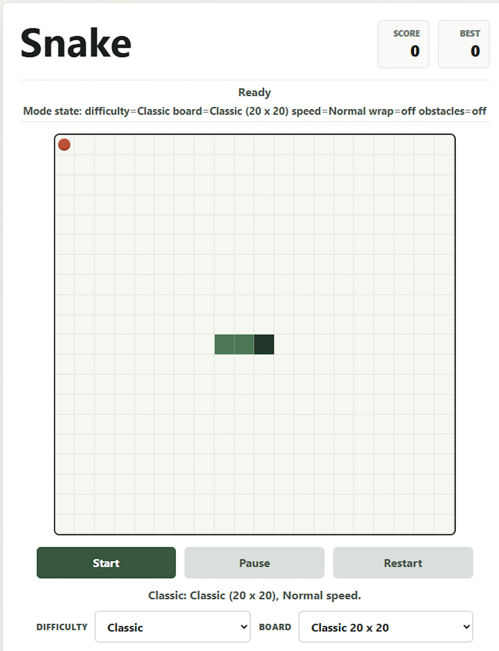 Snake1 screenshot 2