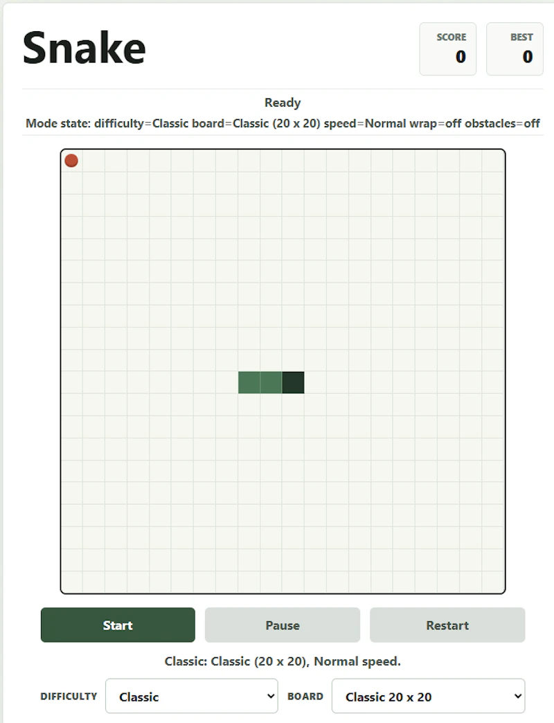 Snake1 screenshot 2