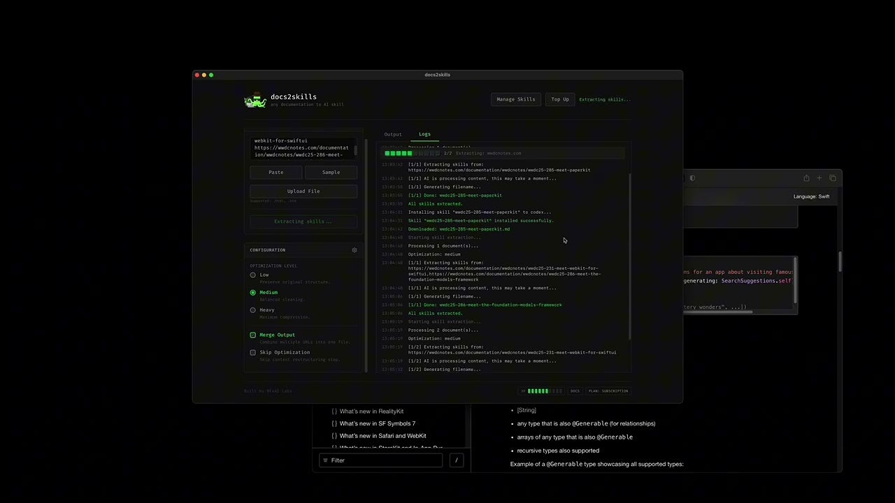 docs2skills gallery image